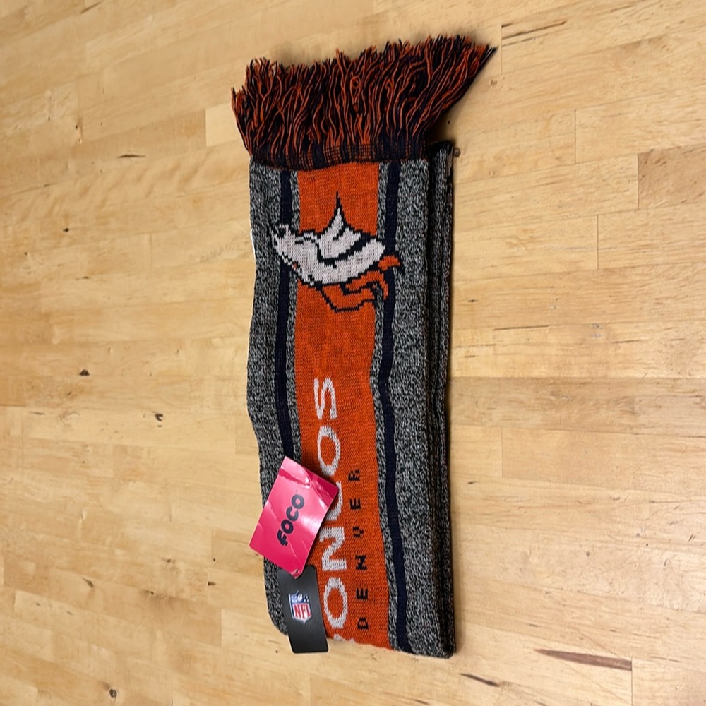 Denver Broncos Scarf-New with Tags